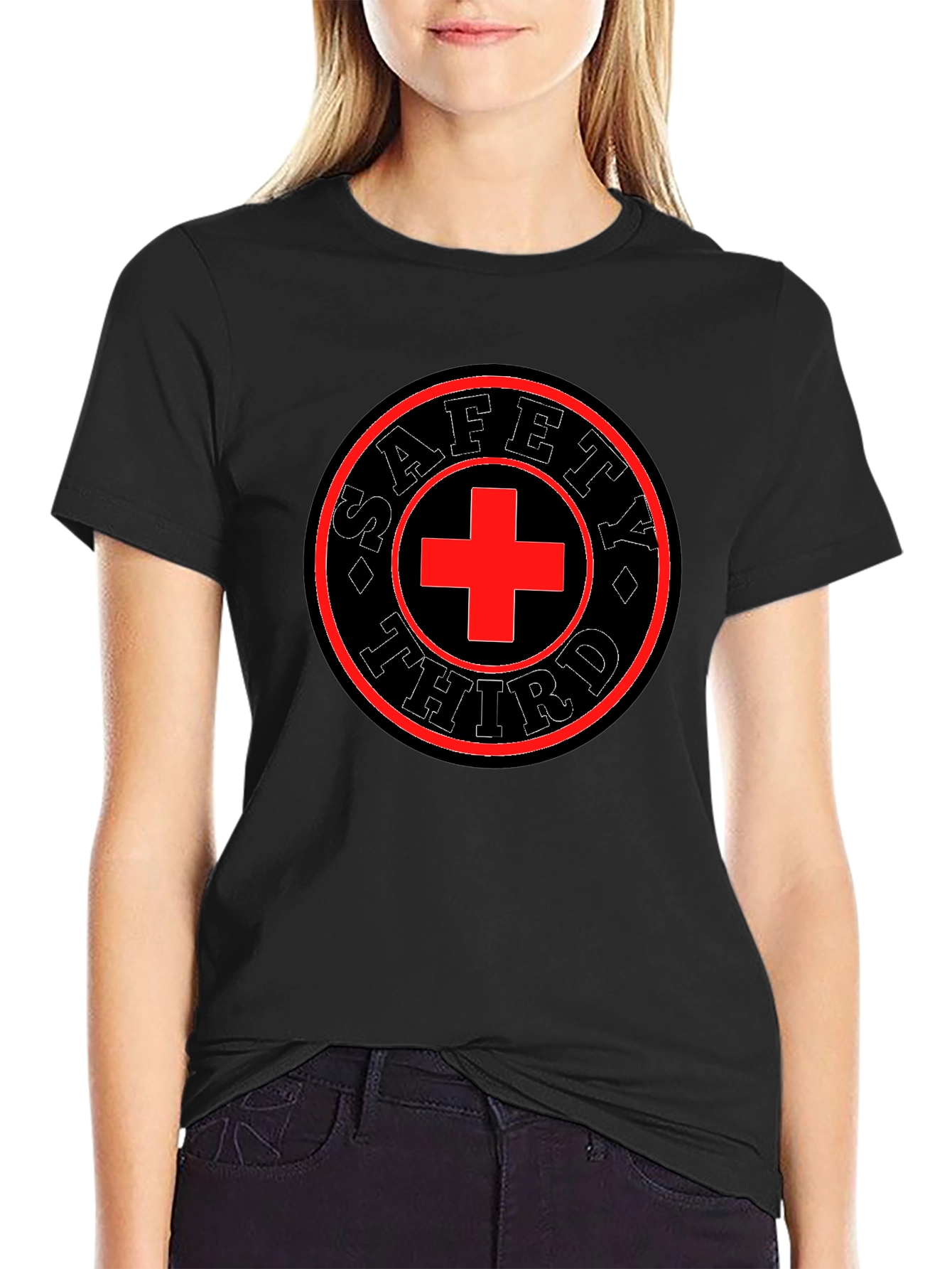 Safety Third Graphic Tee - Mens Black T-Shirt