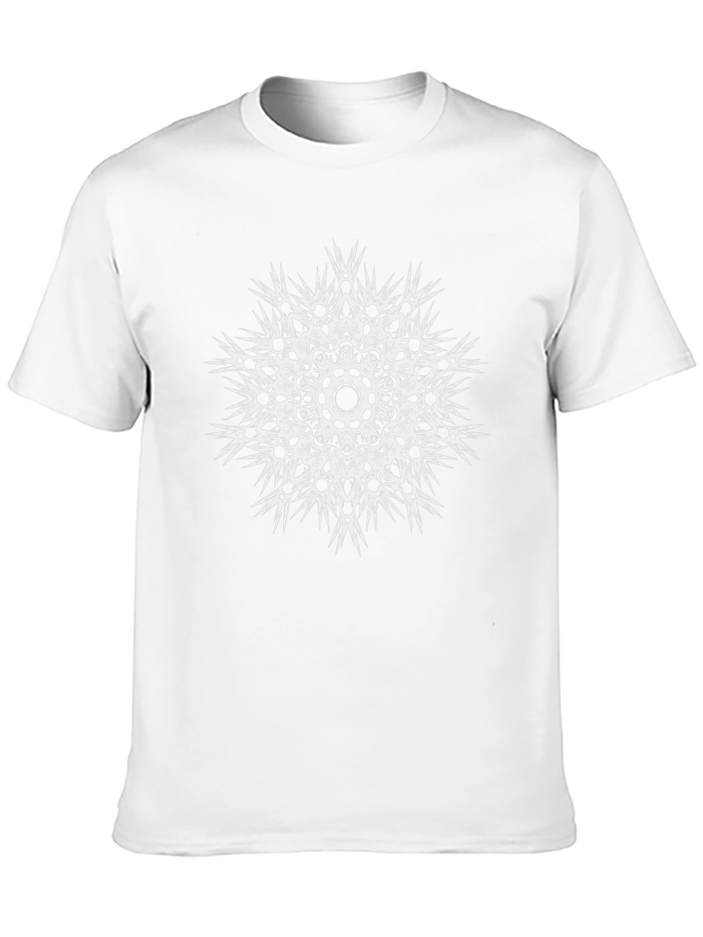Abstract Mandala Black T-Shirt
