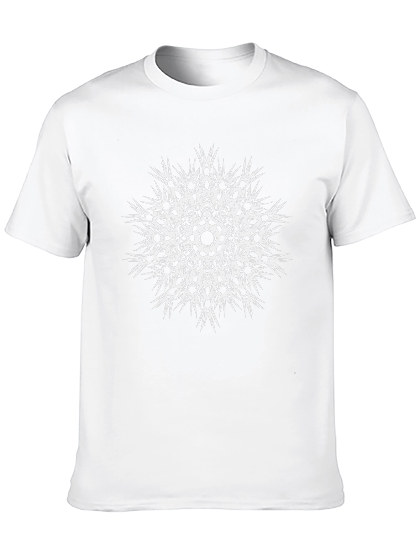 Abstract Mandala Black T-Shirt
