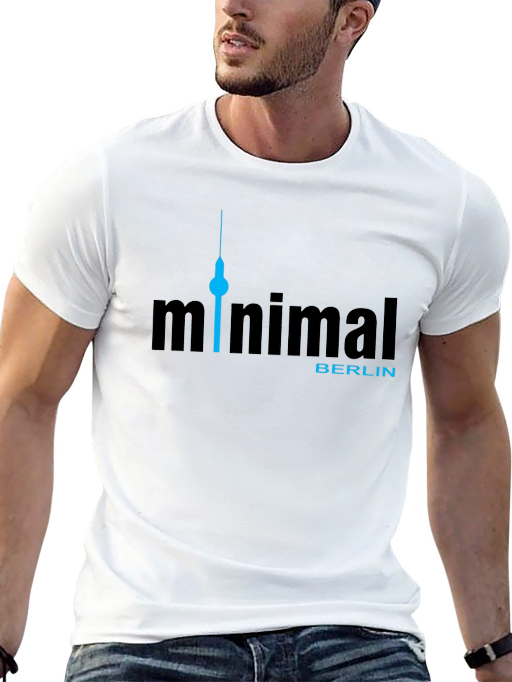 Minimal Berlin Graphic Tee - Modern Urban Style