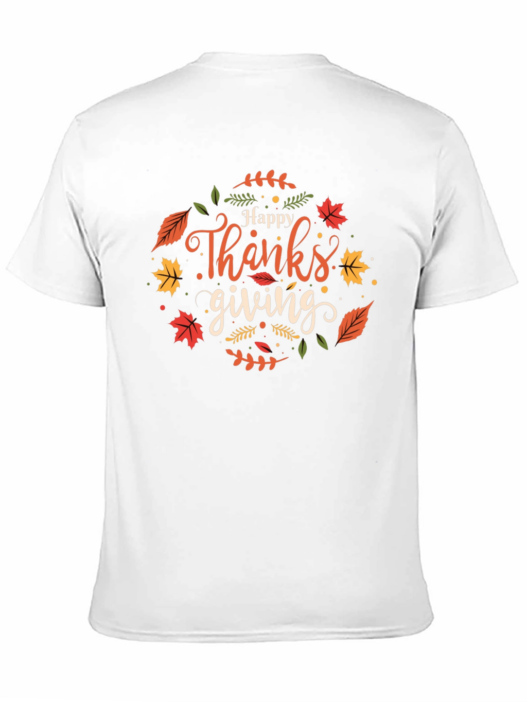 Happy Thanksgiving Black T-Shirt
