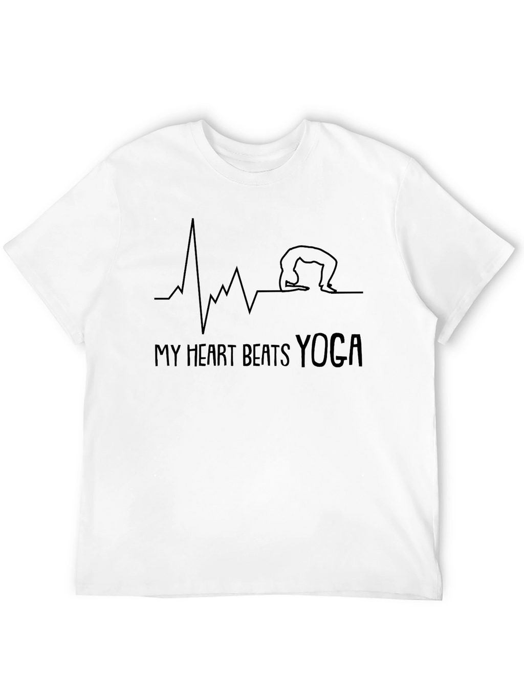 My Heart Beats Yoga Graphic Tee