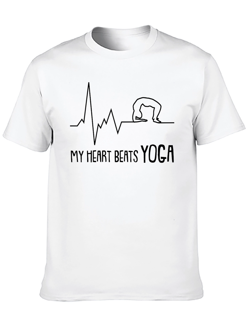 My Heart Beats Yoga Graphic Tee