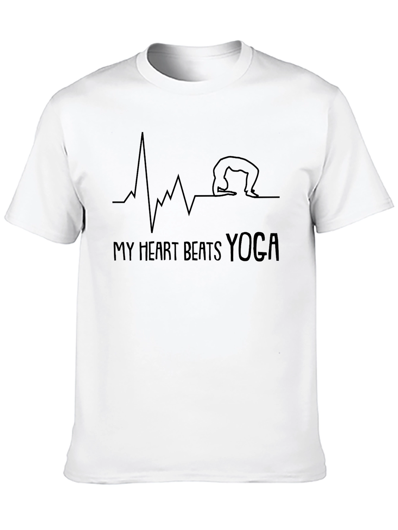 My Heart Beats Yoga Graphic Tee