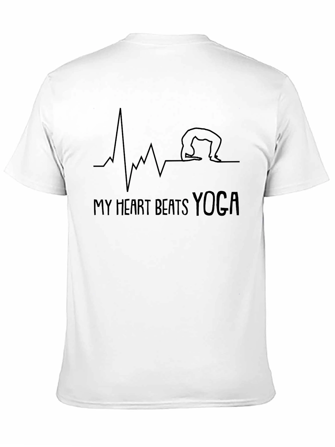 My Heart Beats Yoga Graphic Tee