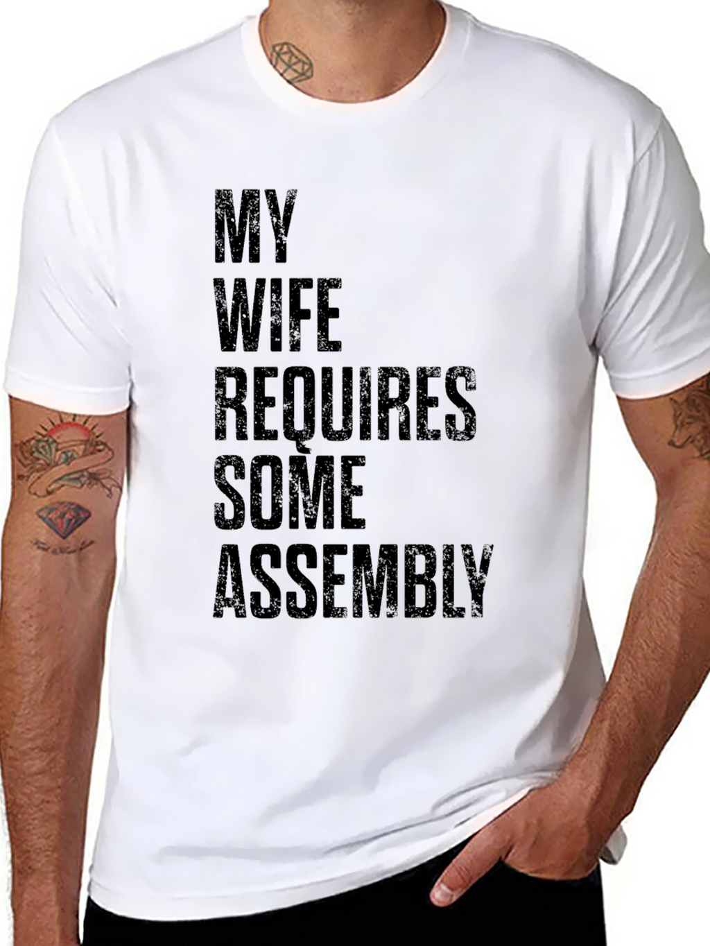 My Wife Requires Some Assembly Graphic Tee