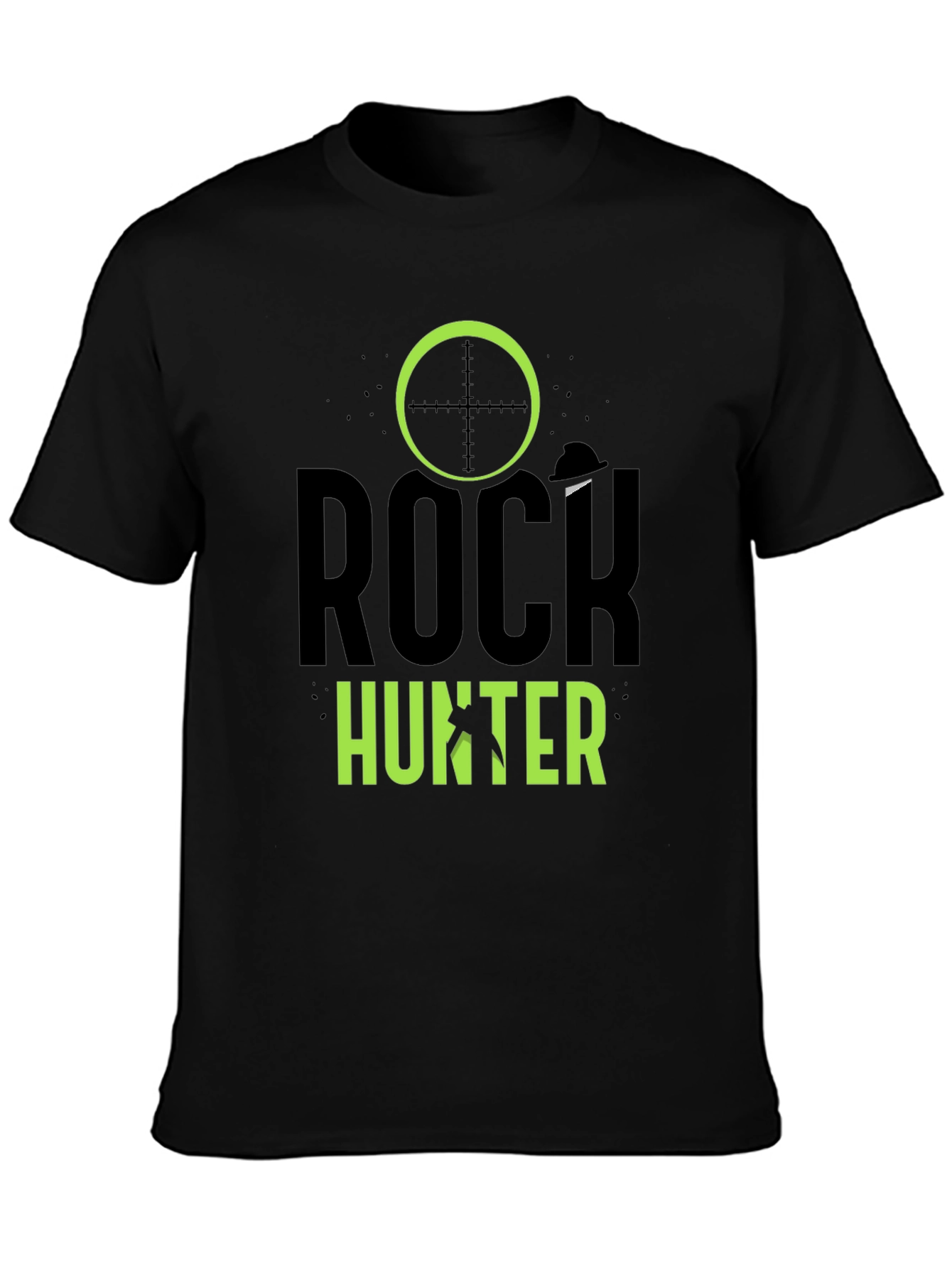 Rock Hunter Graphic T-Shirt - Black