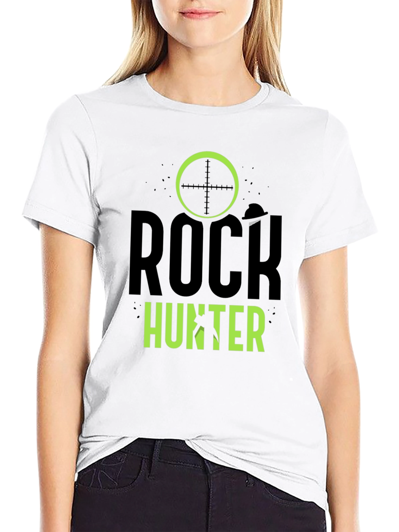 Rock Hunter Graphic T-Shirt - Black