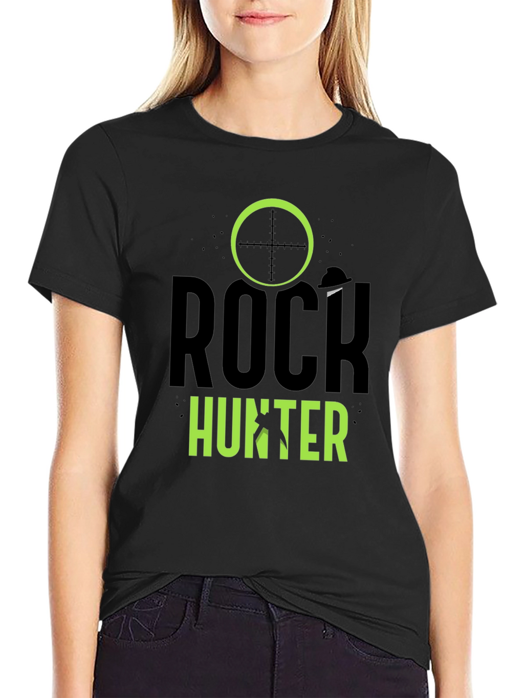 Rock Hunter Graphic T-Shirt - Black