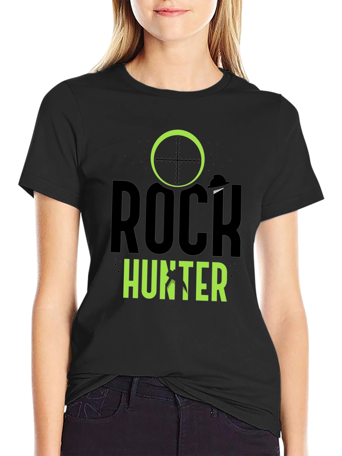 Rock Hunter Graphic T-Shirt - Black