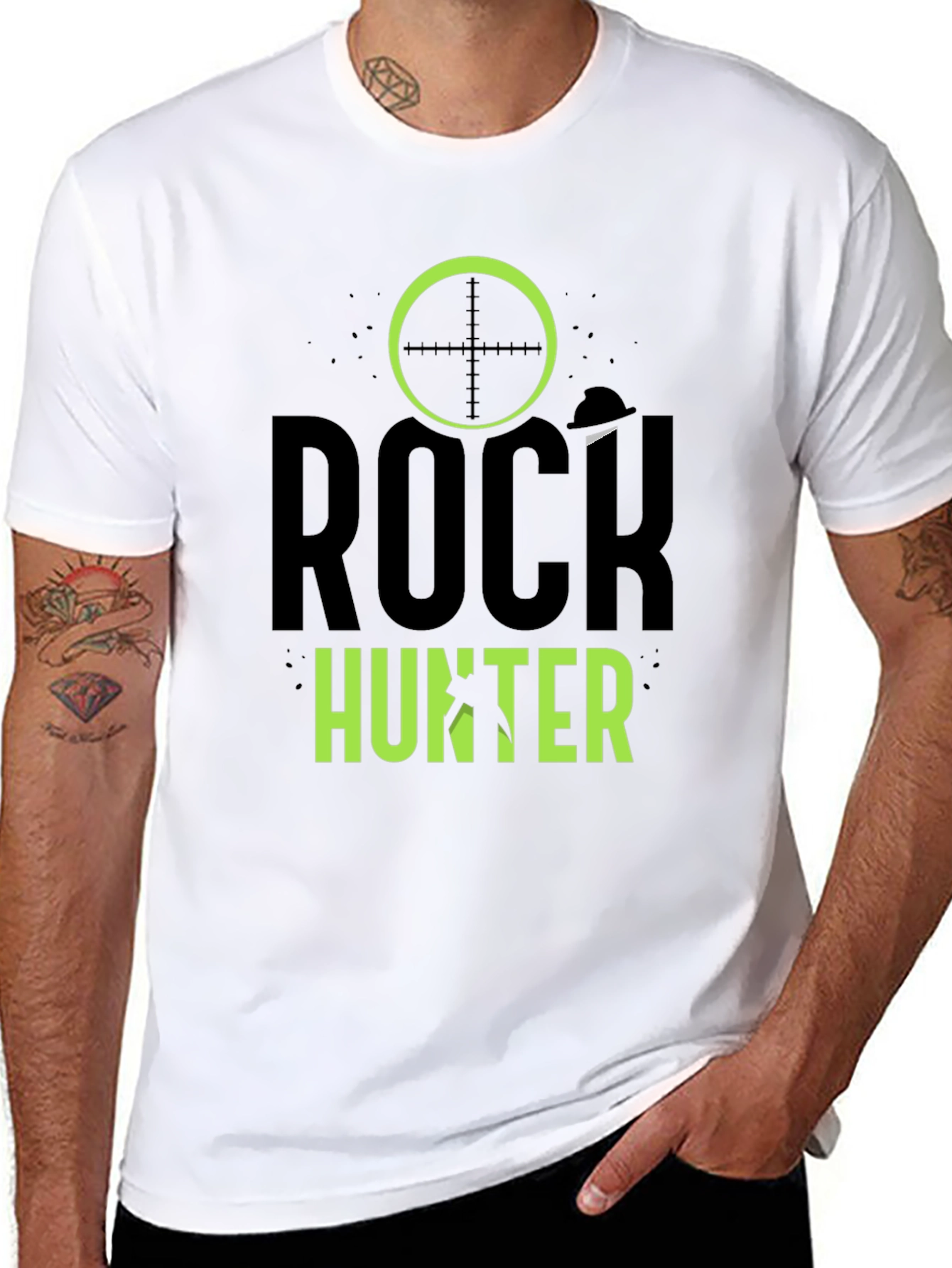 Rock Hunter Graphic T-Shirt - Black