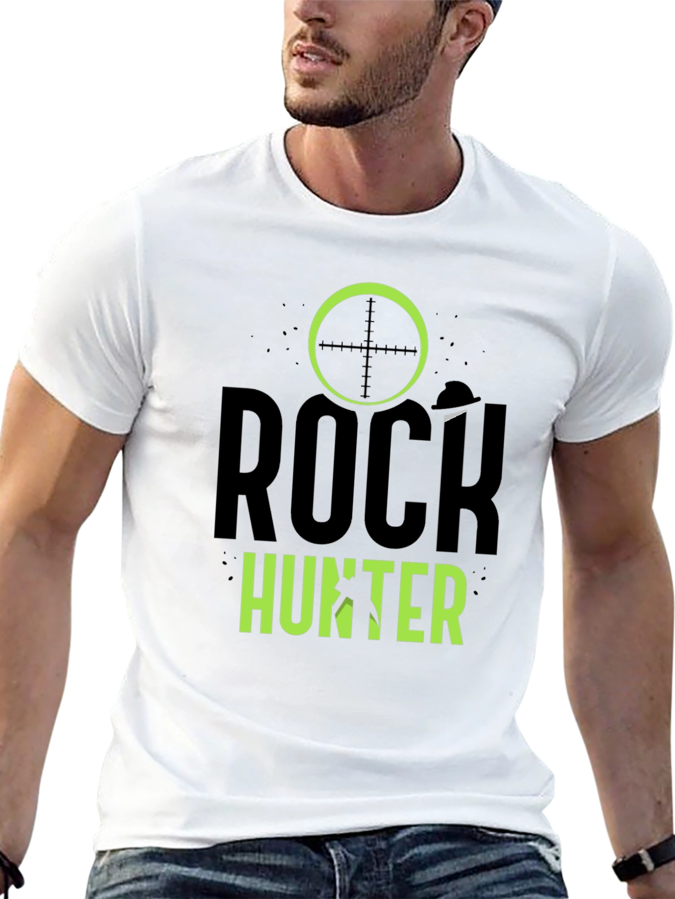 Rock Hunter Graphic T-Shirt - Black