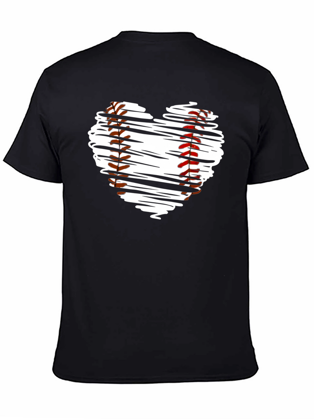 Baseball Heart Graphic Tee