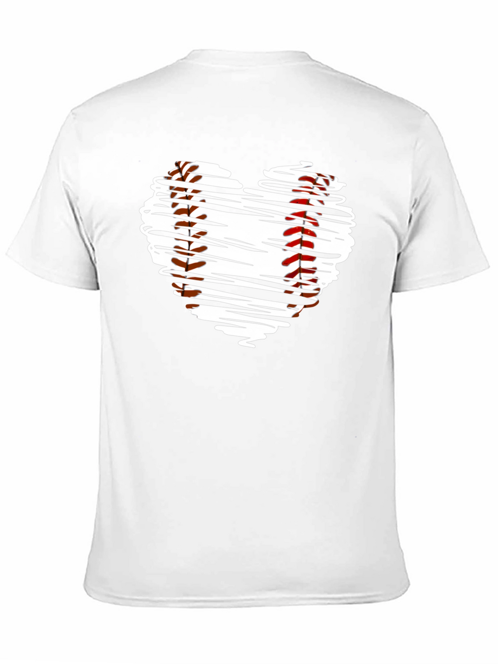 Baseball Heart Graphic Tee