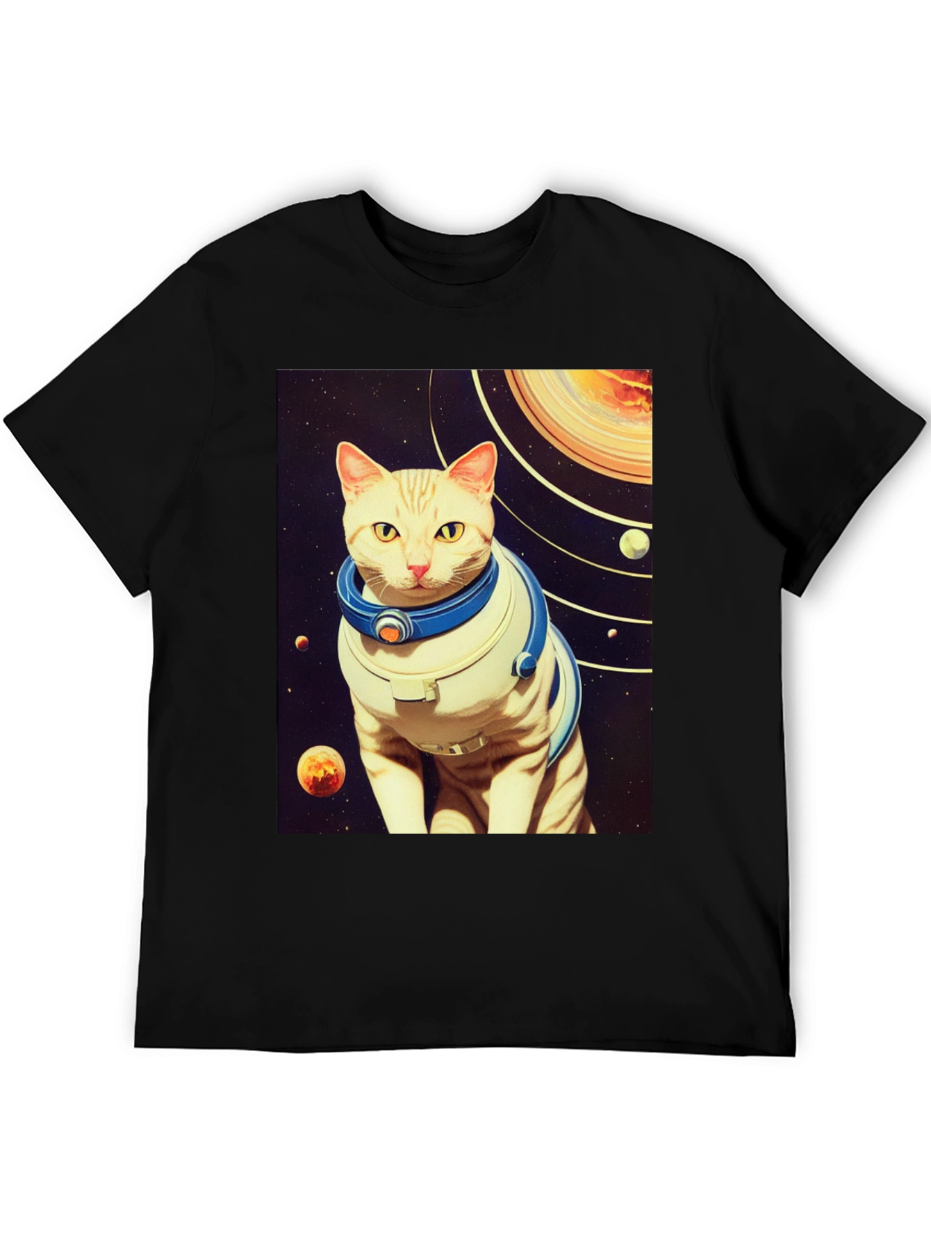 Space Cat T-Shirt - Galaxy Explorer Tee