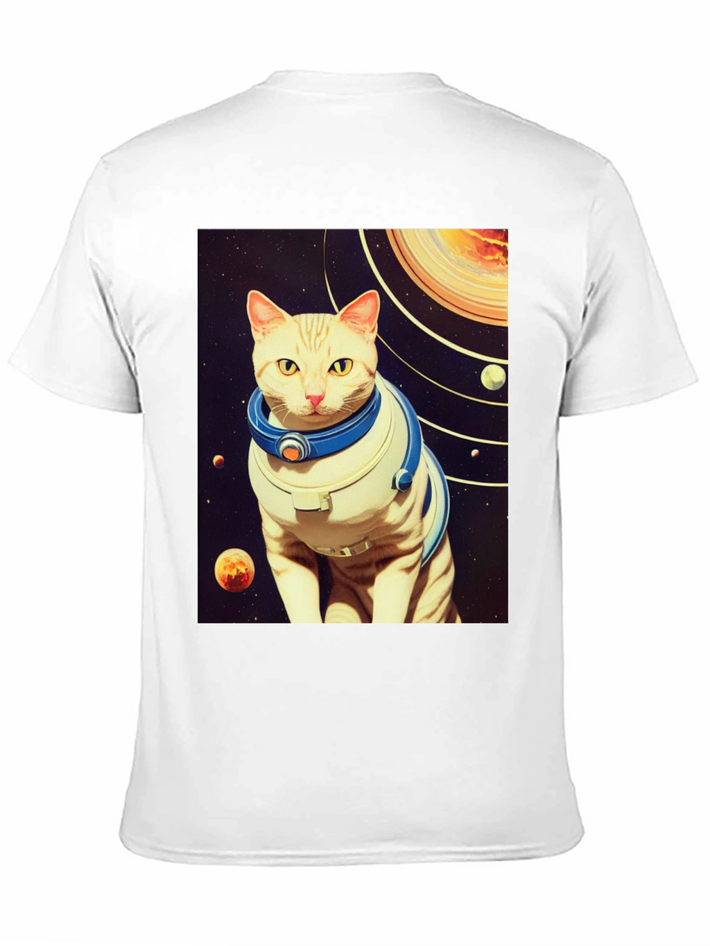 Space Cat T-Shirt - Galaxy Explorer Tee
