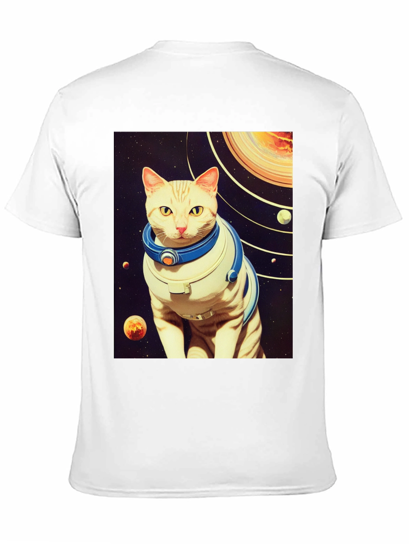Space Cat T-Shirt - Galaxy Explorer Tee