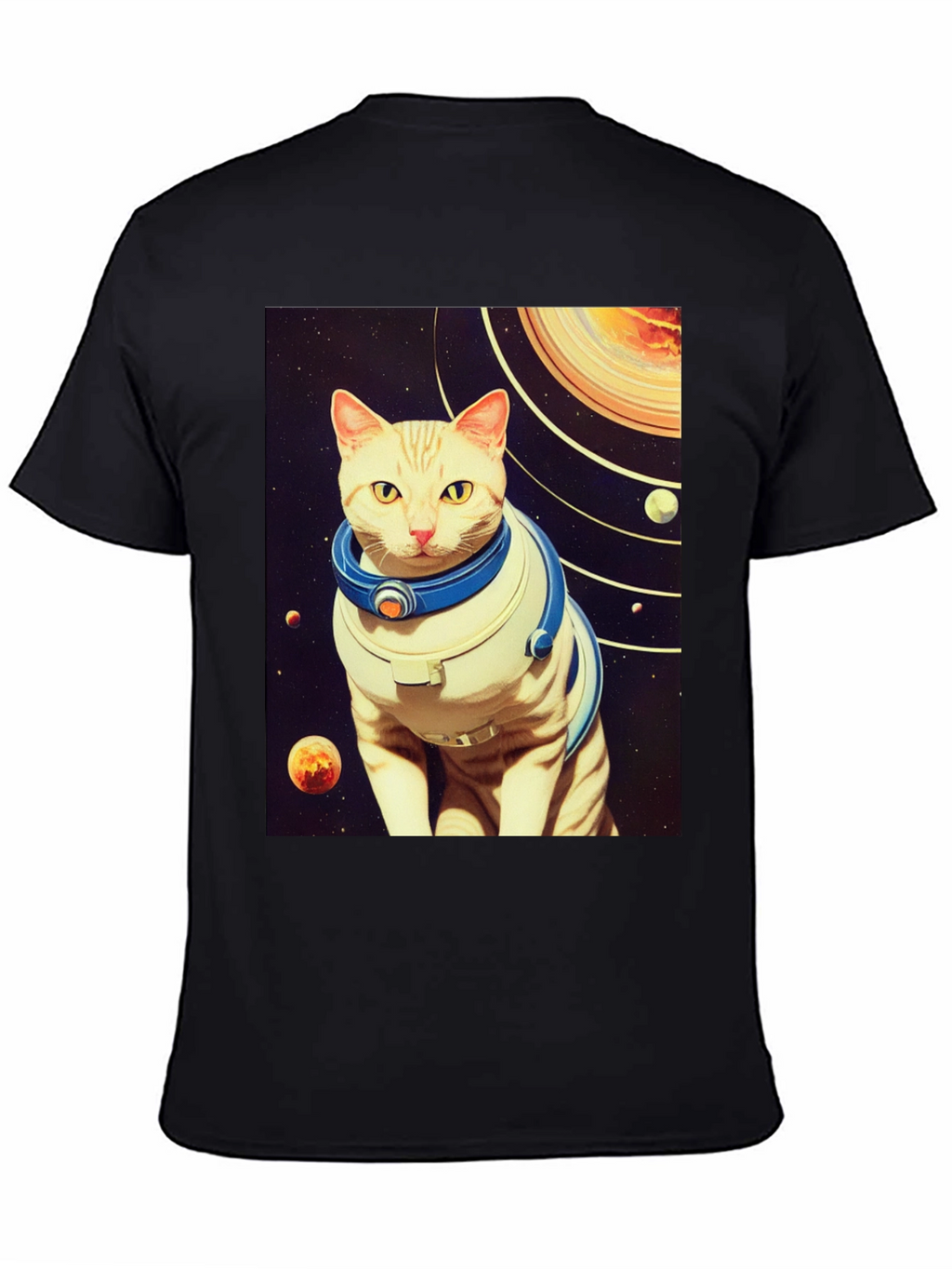 Space Cat T-Shirt - Galaxy Explorer Tee