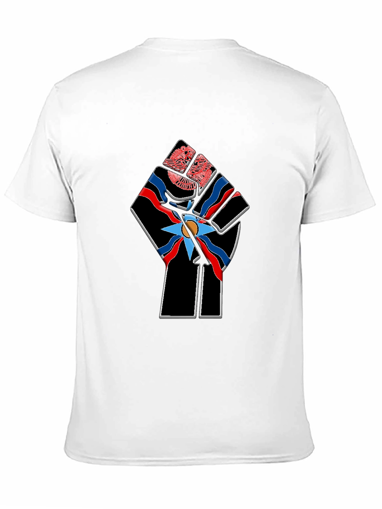 Assyrian Flag Fist Graphic Tee