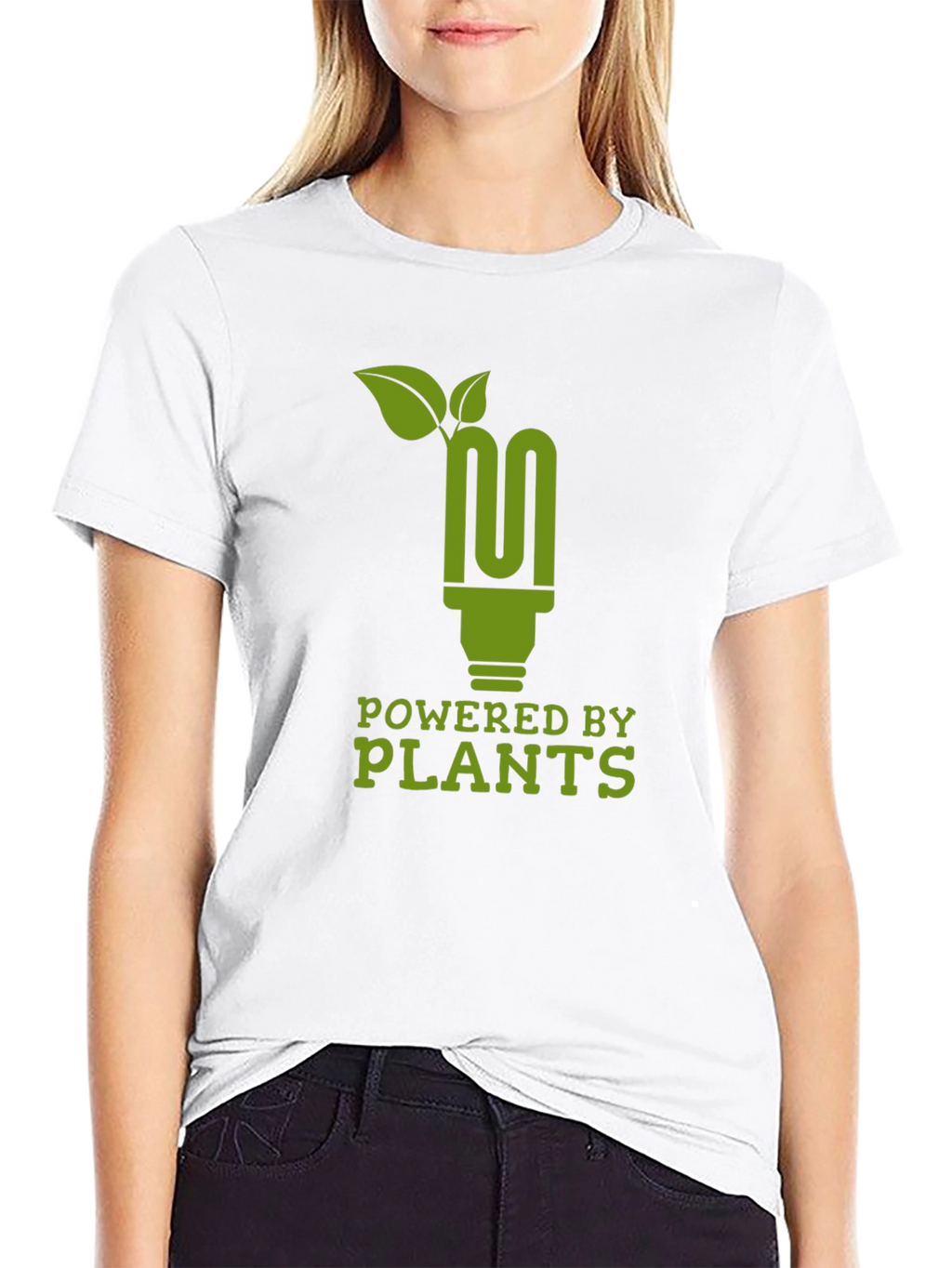 Powered by Plants Green Graphic Tee