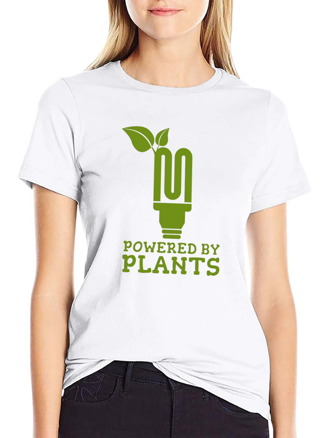 Powered by Plants Green Graphic Tee