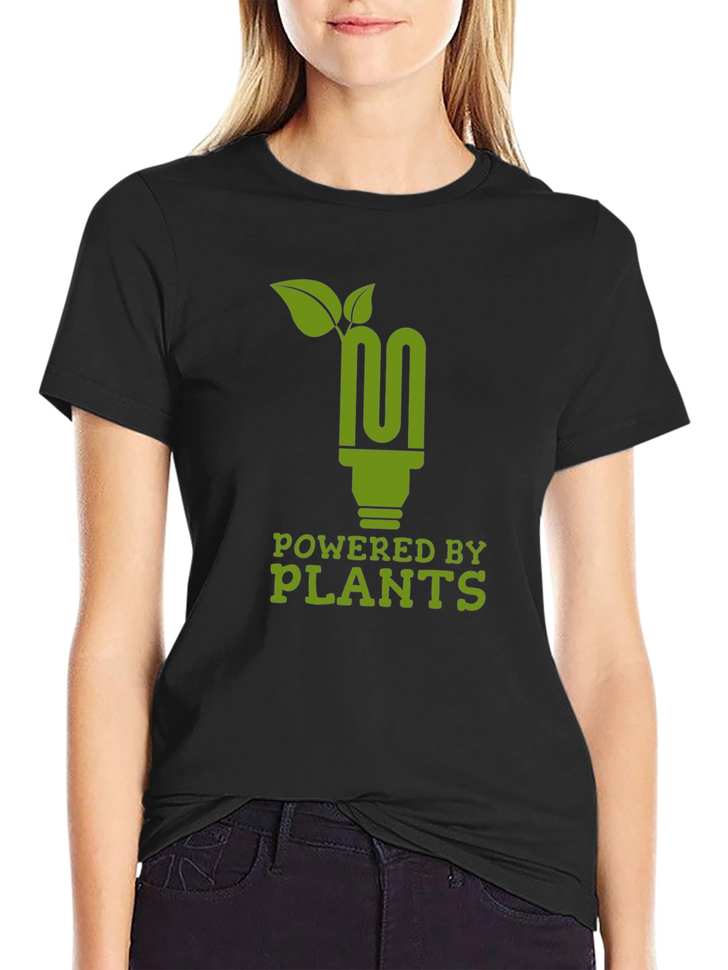 Powered by Plants Green Graphic Tee