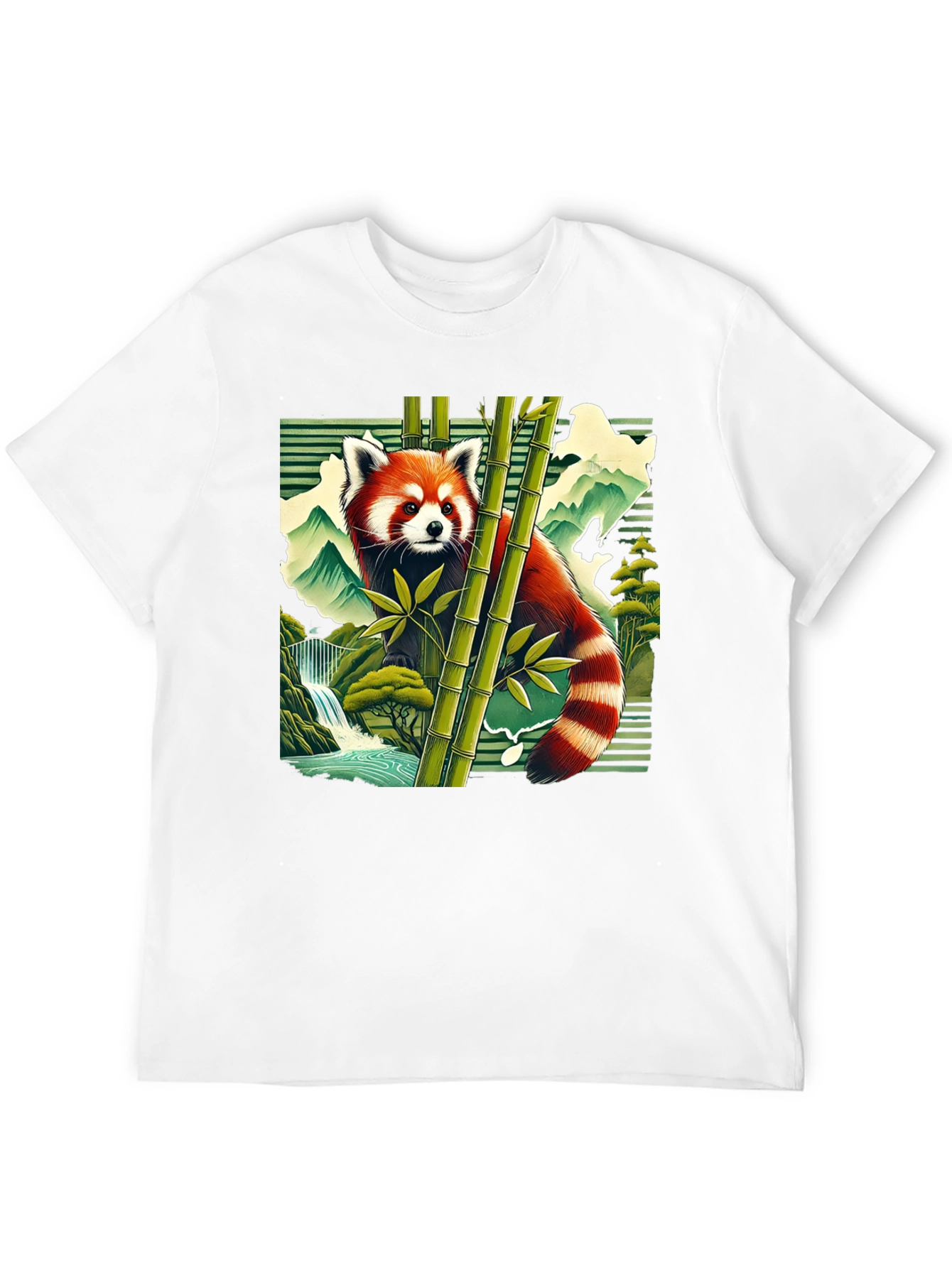 Red Panda Bamboo Forest Graphic Tee