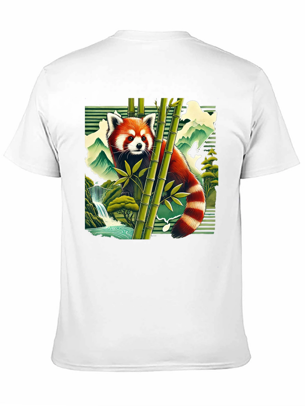 Red Panda Bamboo Forest Graphic Tee