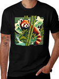 Red Panda Bamboo Forest Graphic Tee