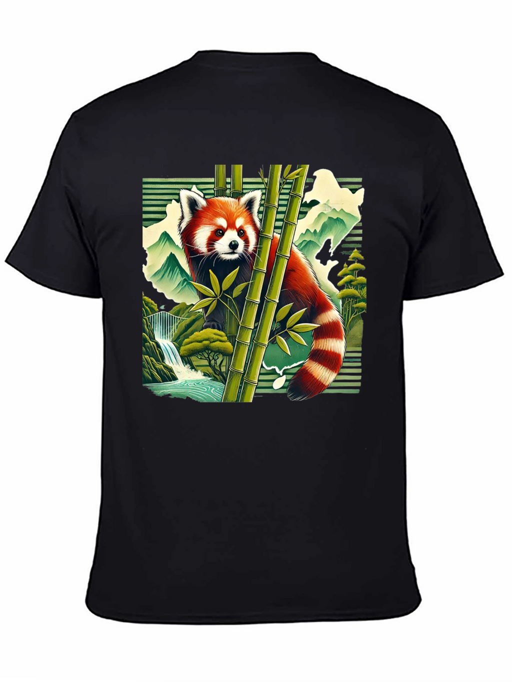 Red Panda Bamboo Forest Graphic Tee