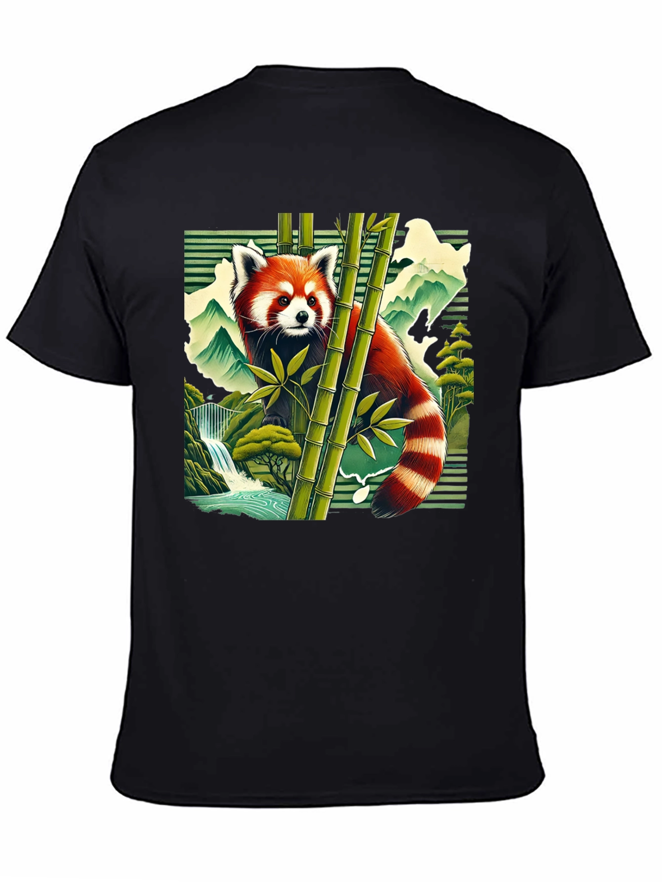 Red Panda Bamboo Forest Graphic Tee