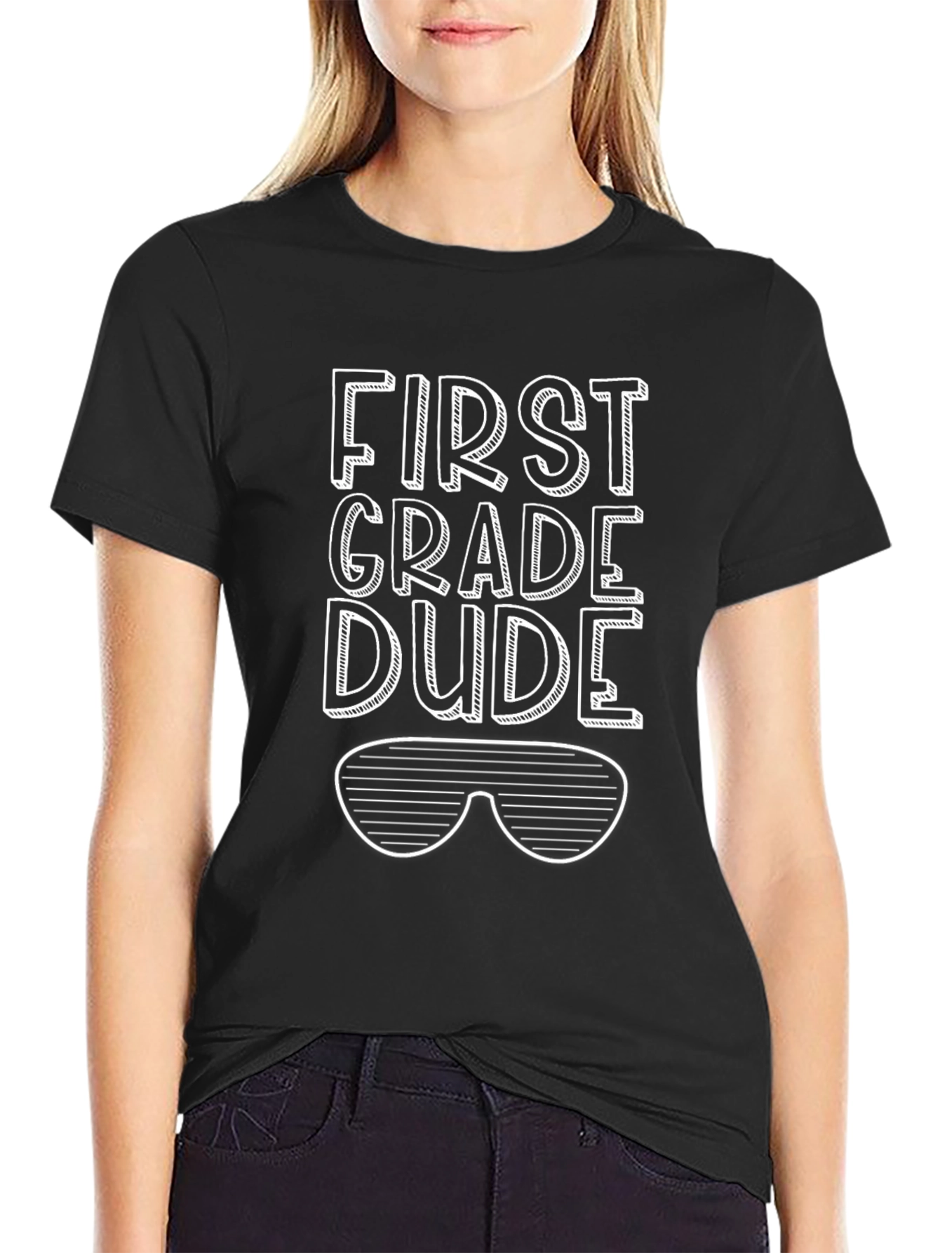 First Grade Dude T-Shirt Cool Back to School Tee