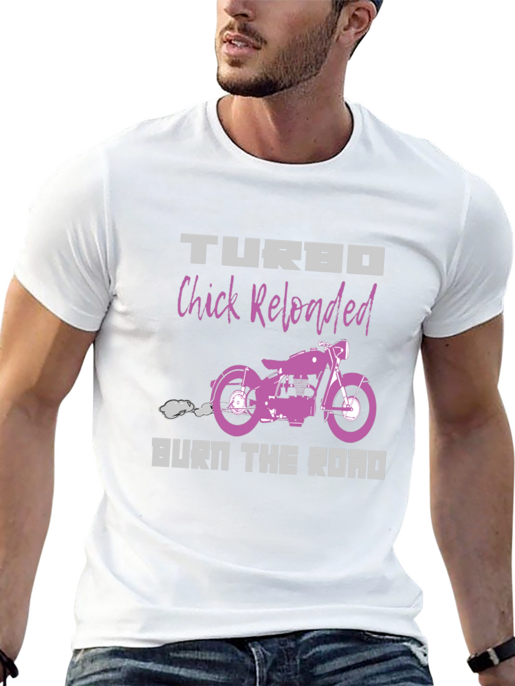Turbo Chick Reloaded Black T-Shirt