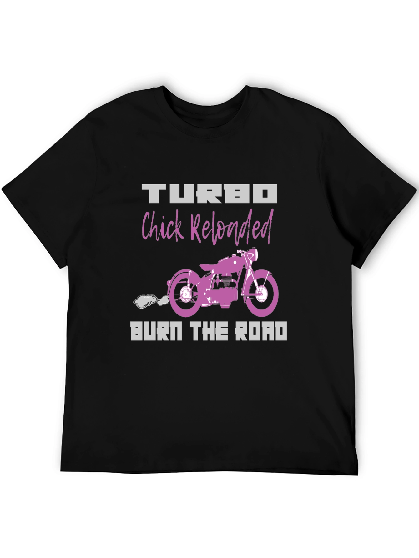 Turbo Chick Reloaded Black T-Shirt