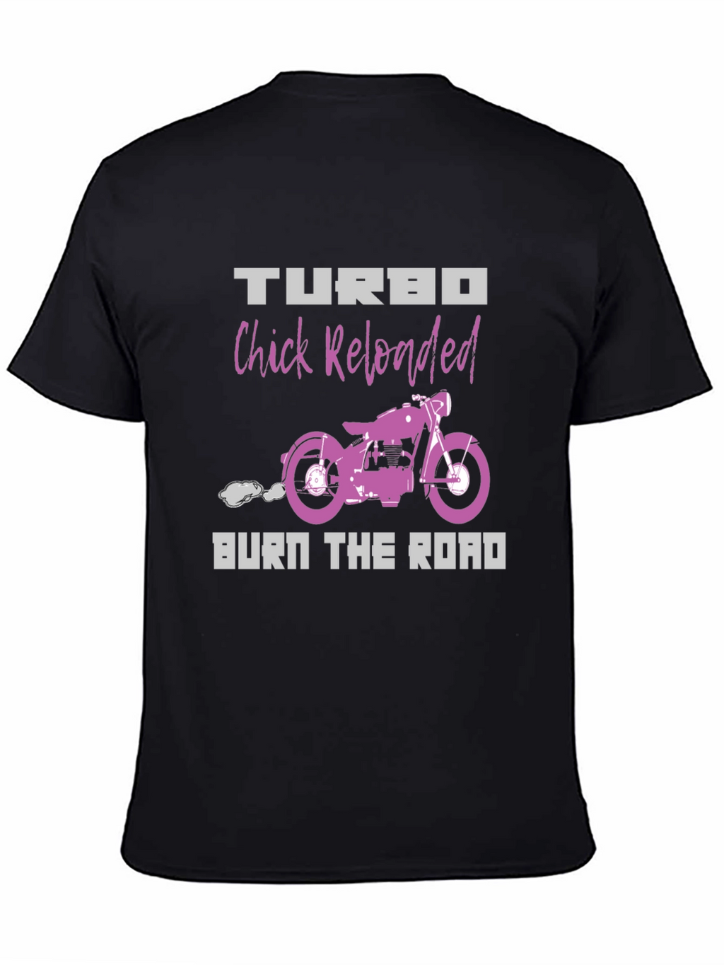 Turbo Chick Reloaded Black T-Shirt