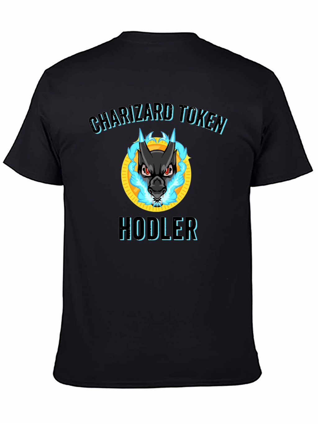 Charizard Token Hodler Black T-Shirt