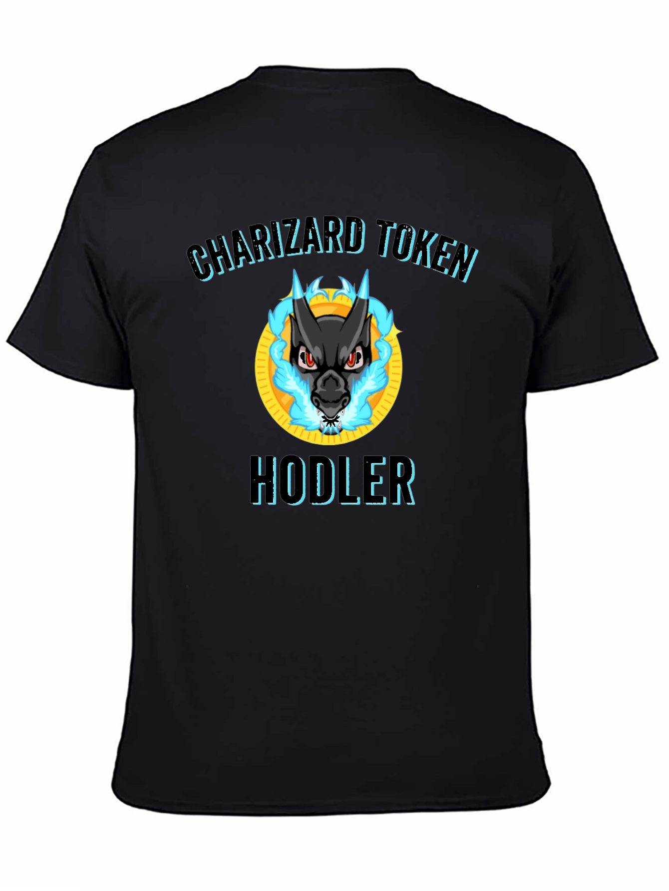 Charizard Token Hodler Black T-Shirt