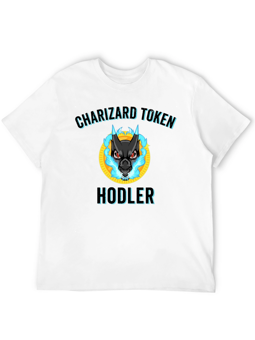 Charizard Token Hodler Black T-Shirt