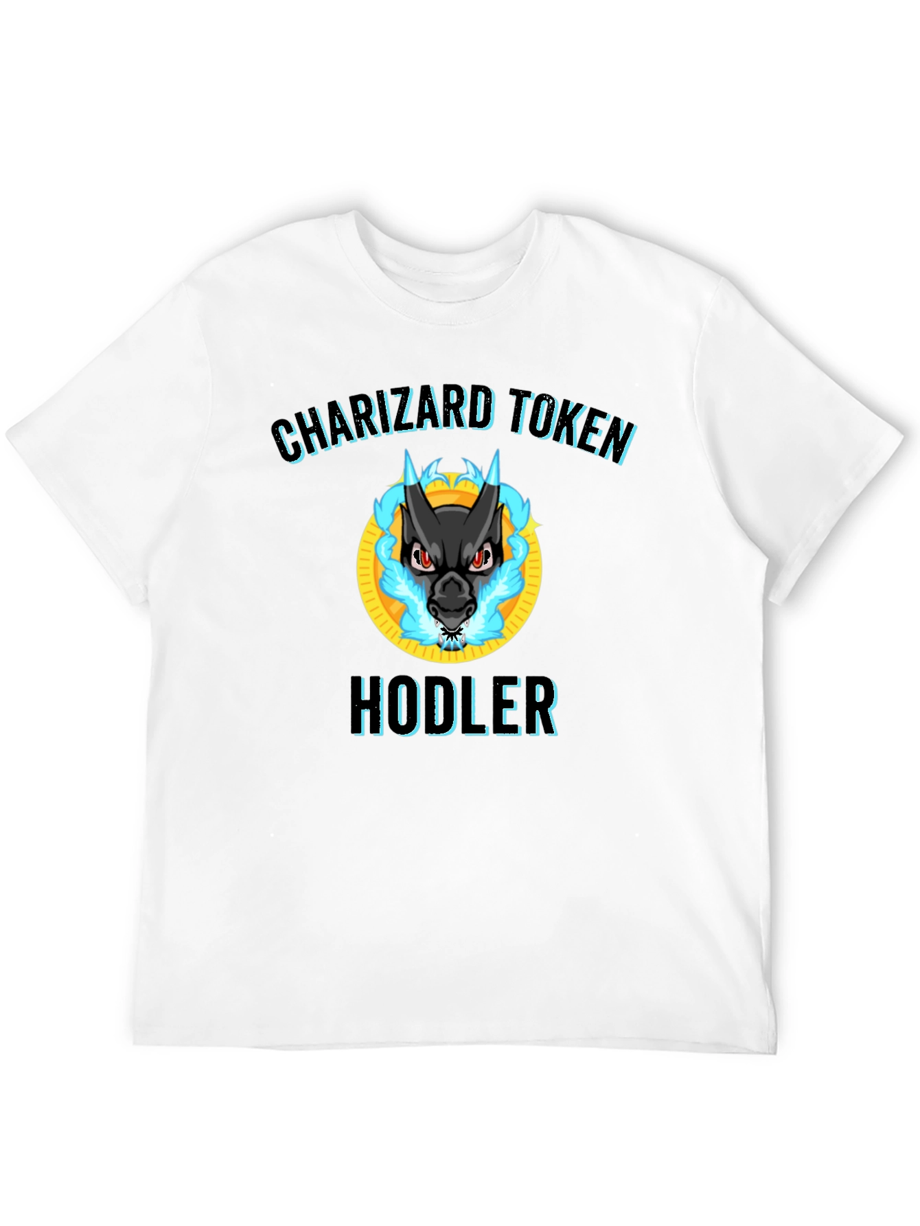 Charizard Token Hodler Black T-Shirt