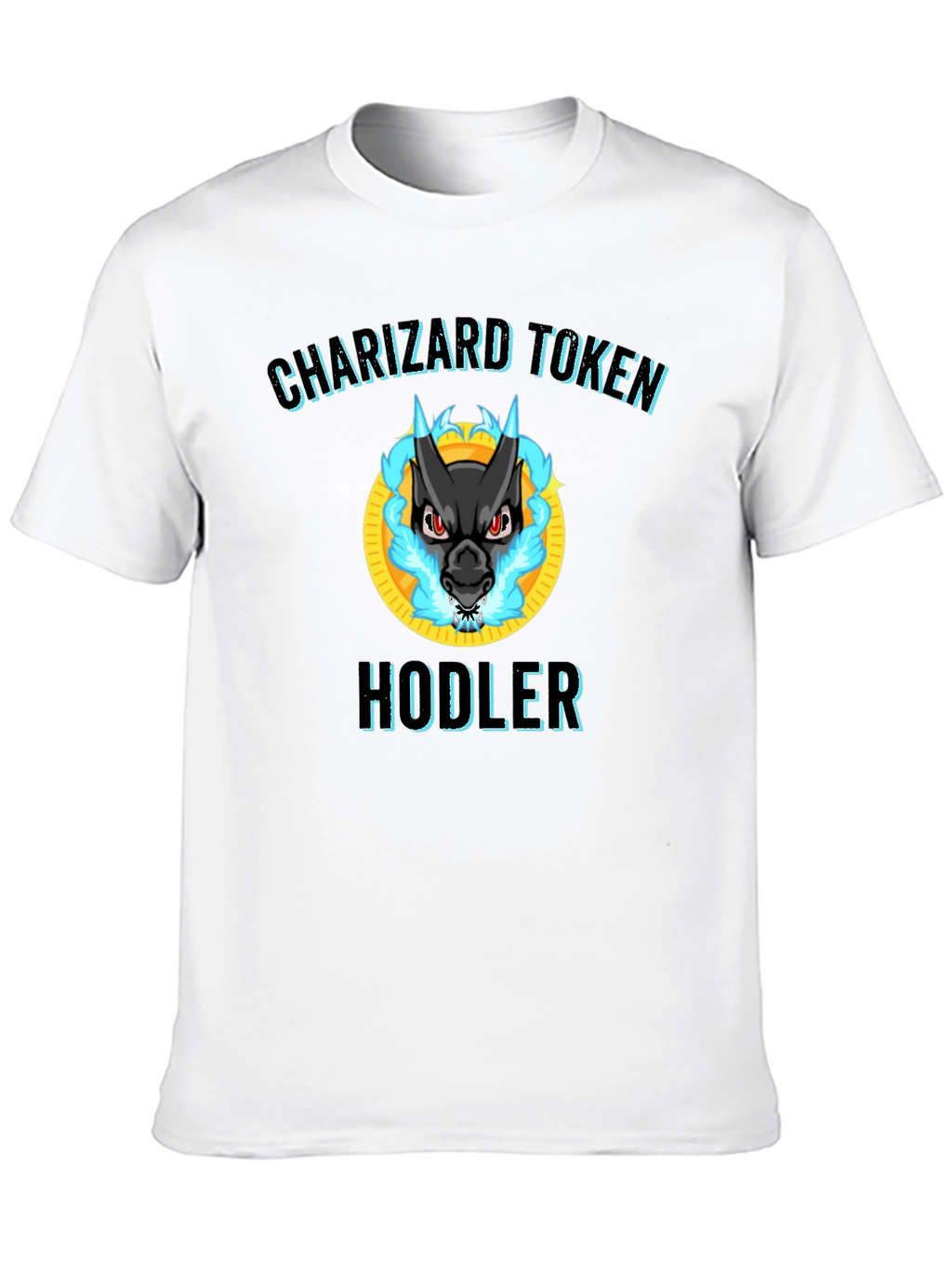Charizard Token Hodler Black T-Shirt