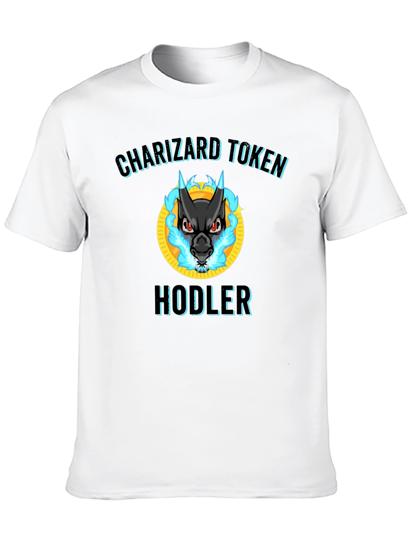 Charizard Token Hodler Black T-Shirt