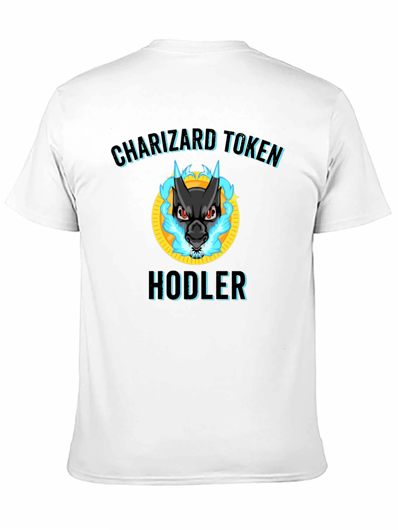 Charizard Token Hodler Black T-Shirt