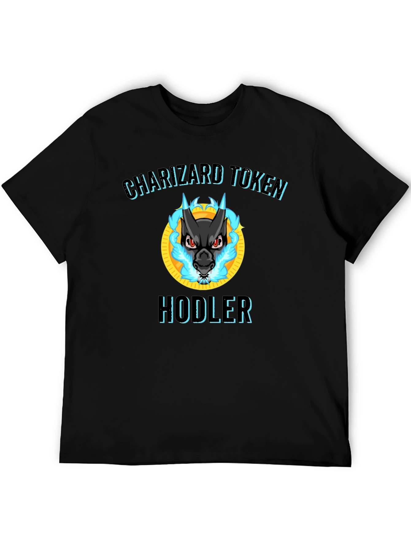 Charizard Token Hodler Black T-Shirt