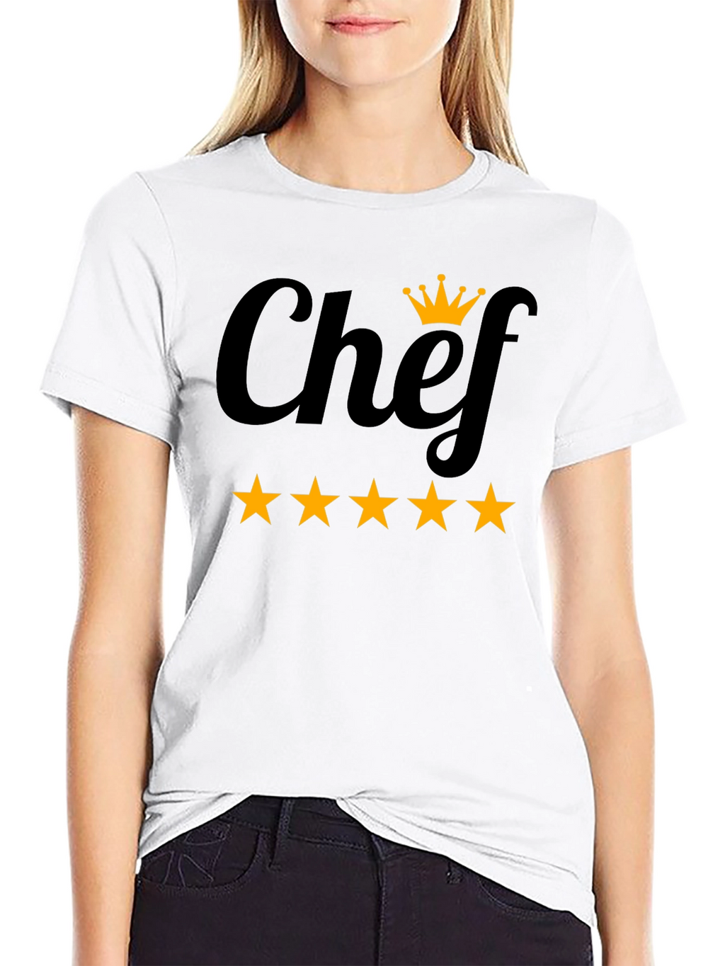 Chef Five-Star T-Shirt | Culinary Royalty Tee