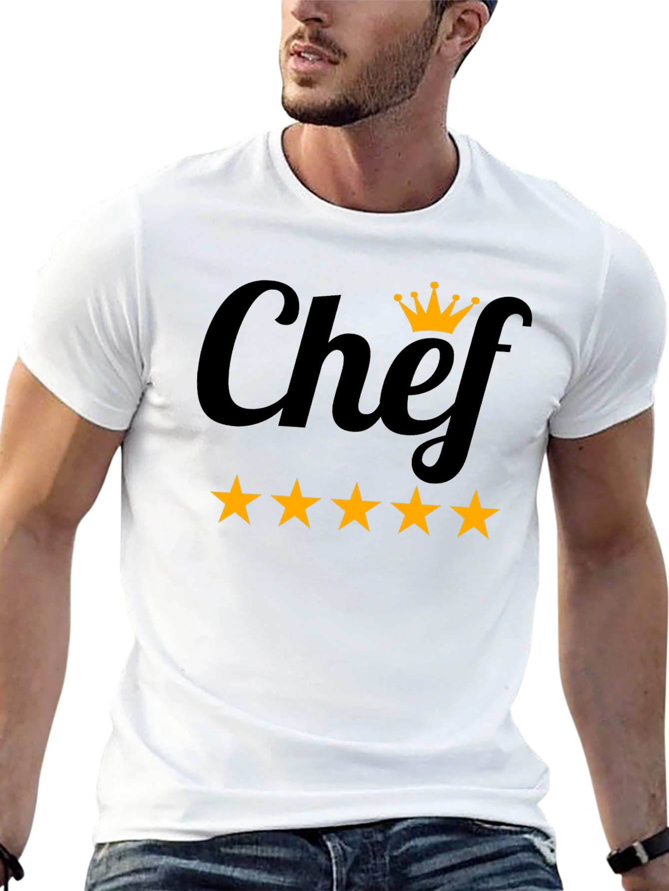 Chef Five-Star T-Shirt | Culinary Royalty Tee