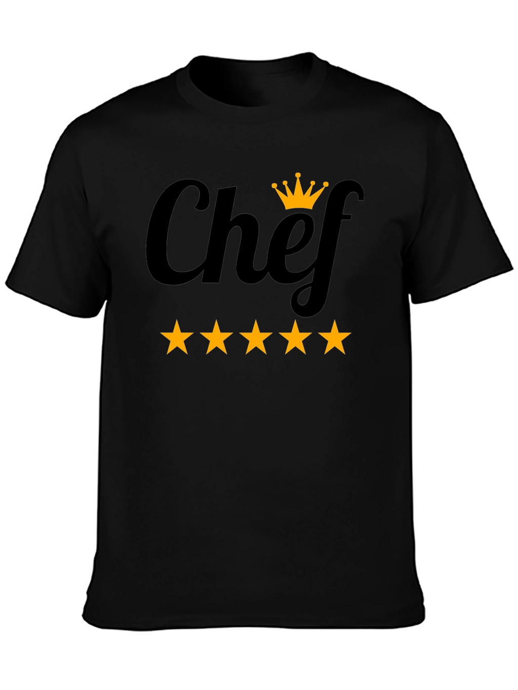 Chef Five-Star T-Shirt | Culinary Royalty Tee