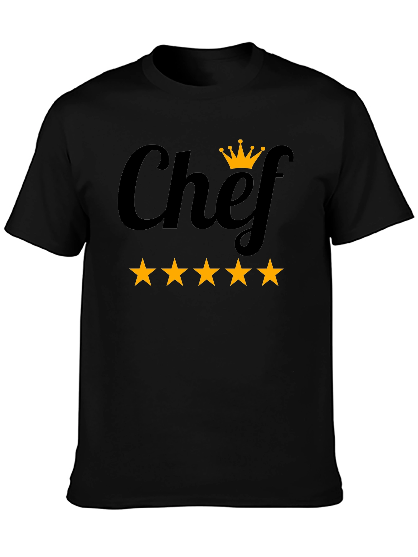 Chef Five-Star T-Shirt | Culinary Royalty Tee