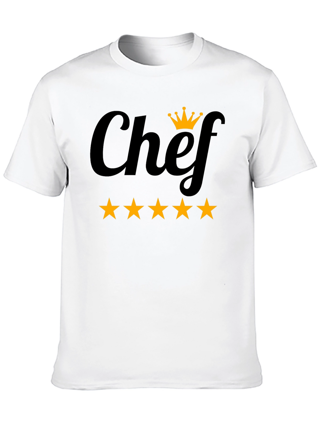 Chef Five-Star T-Shirt | Culinary Royalty Tee