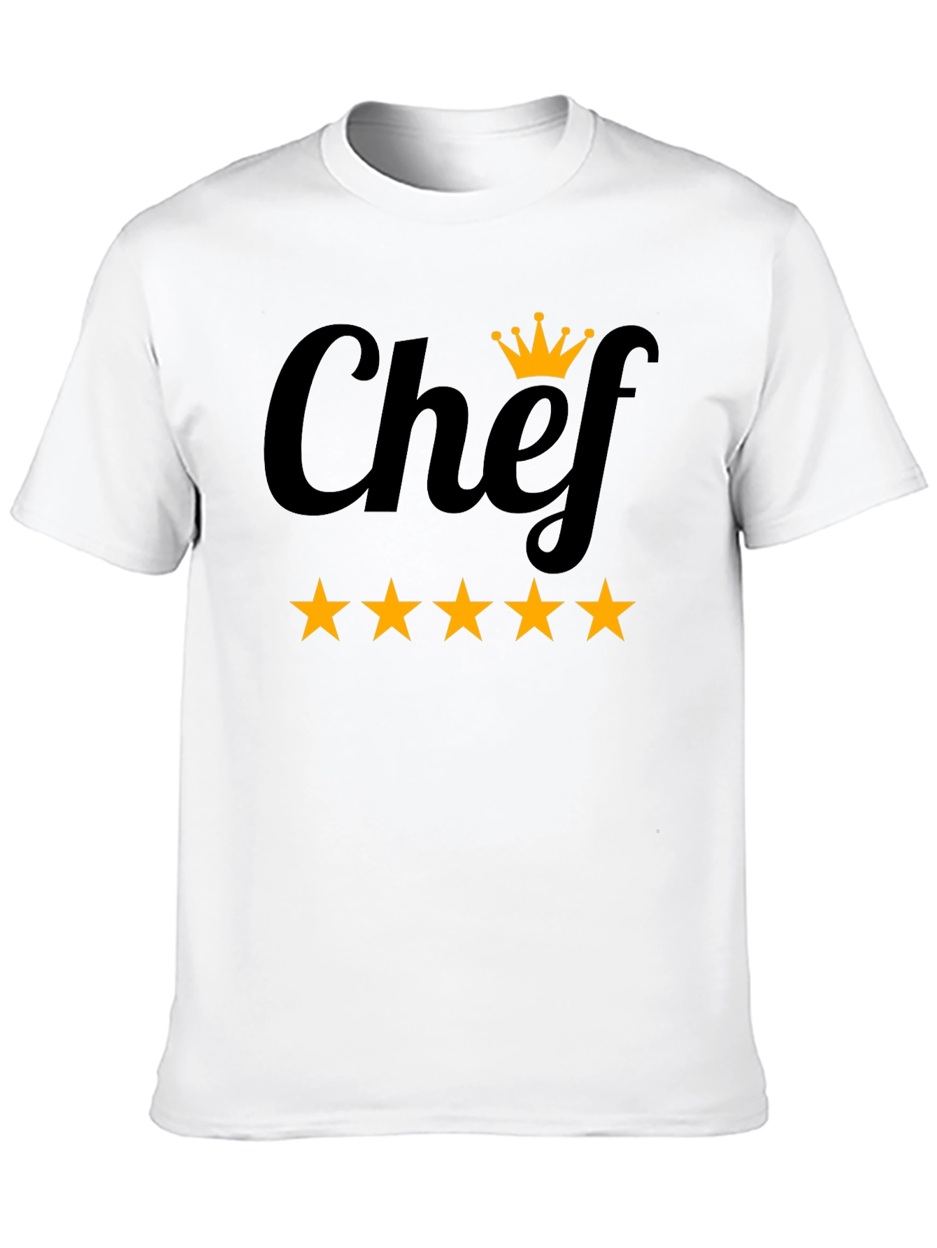Chef Five-Star T-Shirt | Culinary Royalty Tee