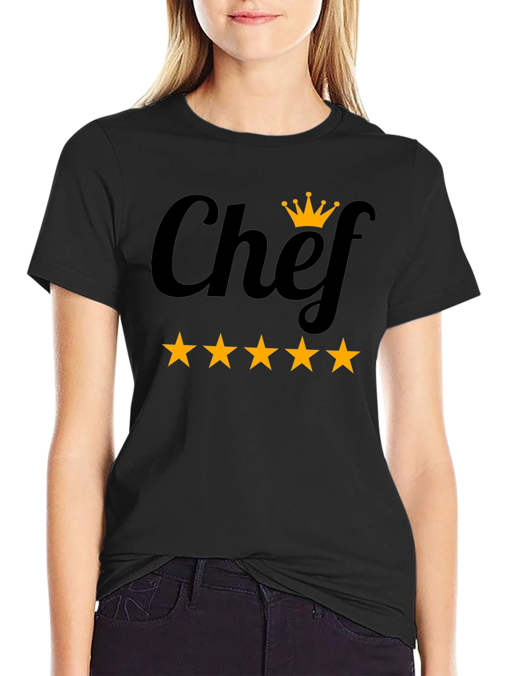 Chef Five-Star T-Shirt | Culinary Royalty Tee
